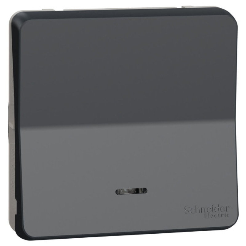 Выключатель Schneider Electric MUR35025 с подсветкой IP55 (черный)
