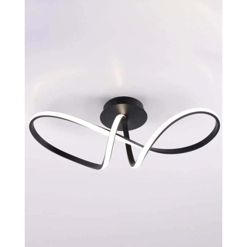 Люстра Goldlux 331830 Flavia LED 1x33W 4000K 5000Lm IP20 чорна