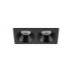Точечный светильник TK Lighting 10579 Prisma Duo GU10 2x10W IP65 черный