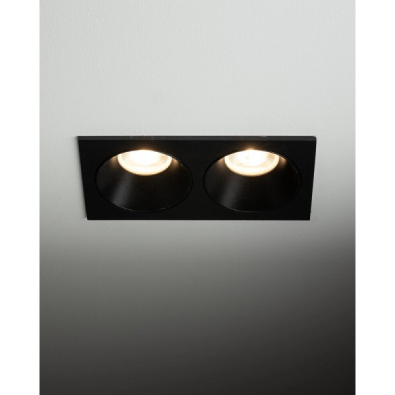 Точечный светильник TK Lighting 10579 Prisma Duo GU10 2x10W IP65 черный