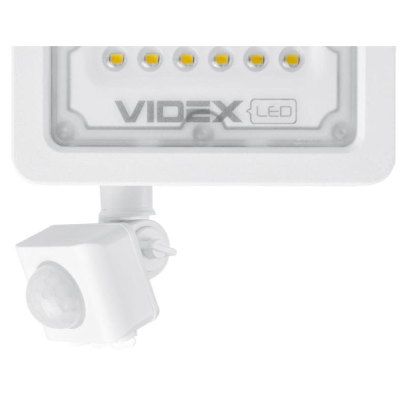 LED прожектор Videx F2e 20Вт 5000K (VL-F2e205W-S) с датчиком движения и освещенности