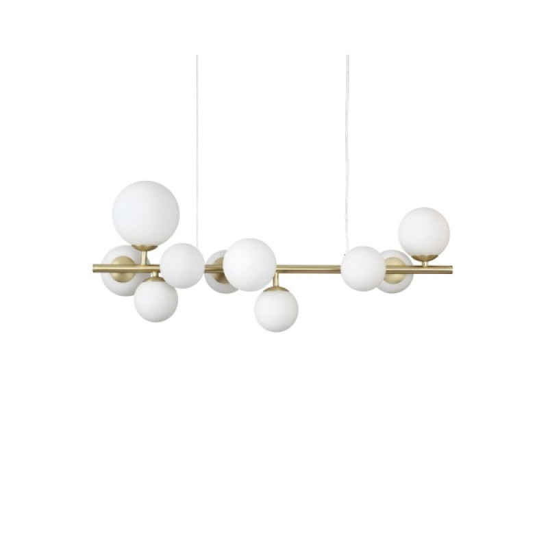 Підвісний світильник, люстра Ideal Lux 283791 Perlage G9 10x15W 3000K IP20