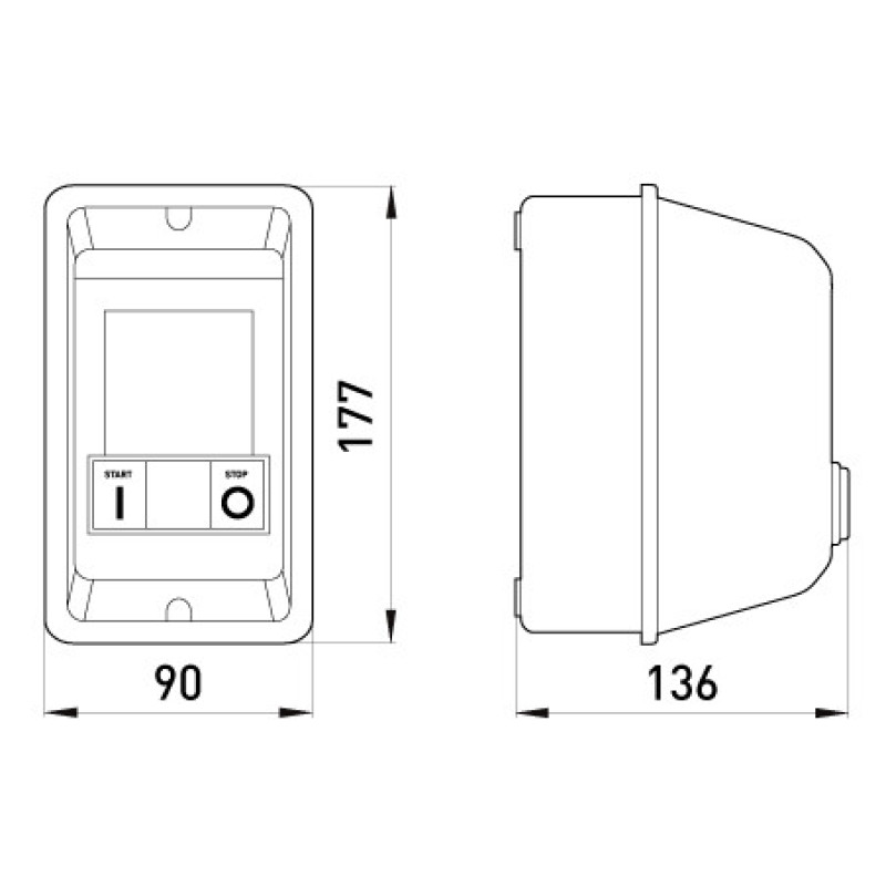 Электромагнитный пускатель E.Next e.industrial.ukq.18mb.230v 18А 230В (i0100015)