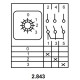 Пакетный переключатель Аско-Укрем ПКП Е9 2.843 A0110010022 (0-1-2-3 выбор фазы)