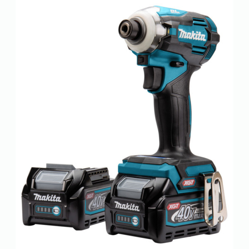 Аккумуляторный ударный шурокрутитель Makita TD001GM201 XGT 40 В