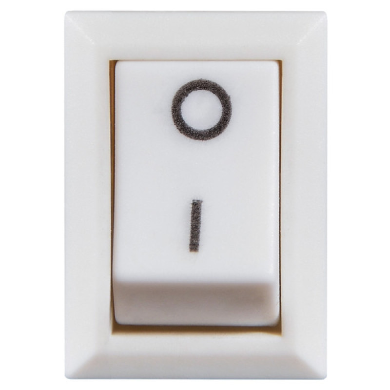 Перемикач Аско-Укрем KCD1-101 White/White білий (A0140040052)