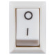 Перемикач Аско-Укрем KCD1-101 White/White білий (A0140040052)