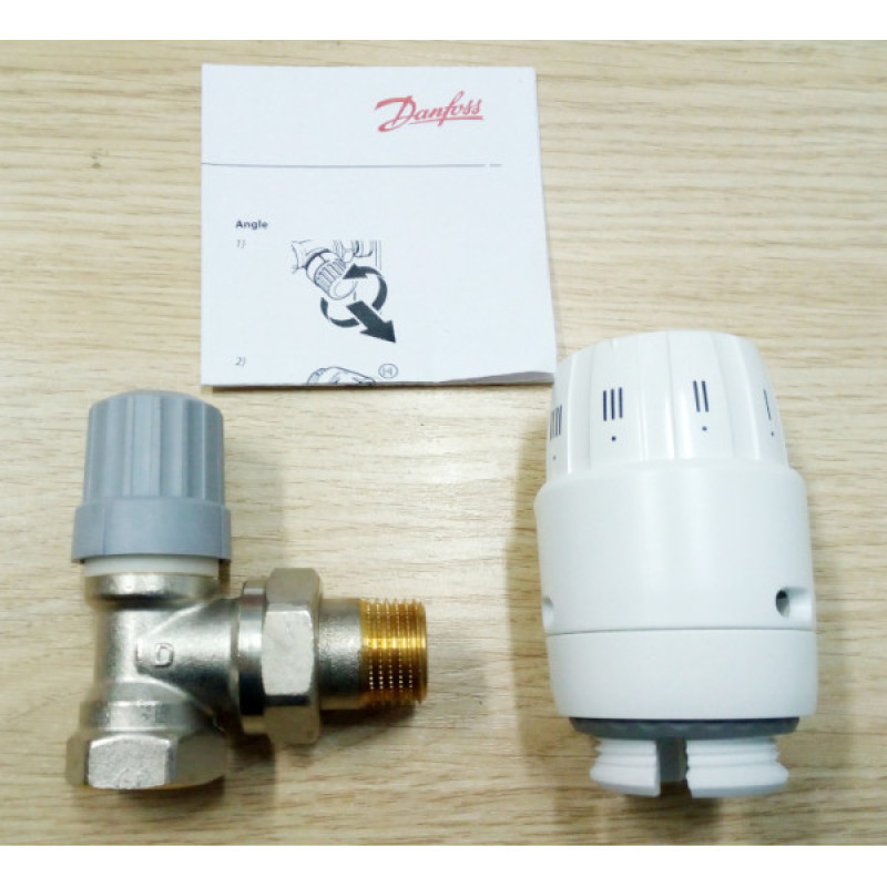 Термостатический комплект угловой Danfoss 013G5143 RA-FN+RAS-C2 1/2''