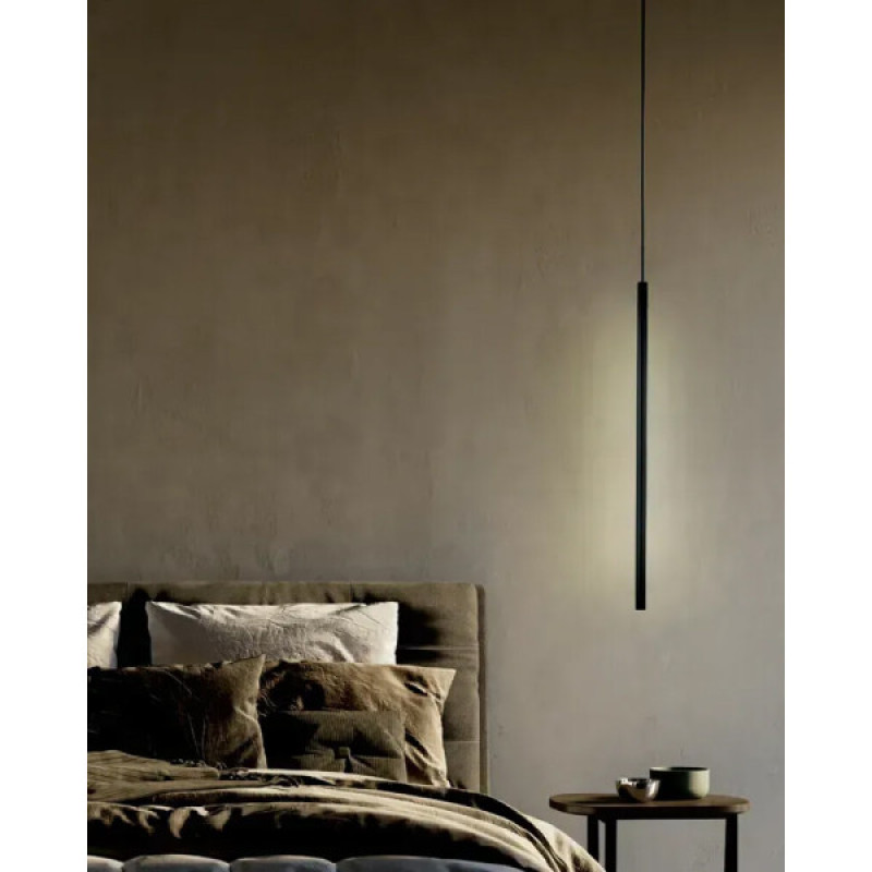 Подвесной светильник, люстра MJ-Light 15037 PIN LED 1x18W 3000K 1400Lm IP20 черный