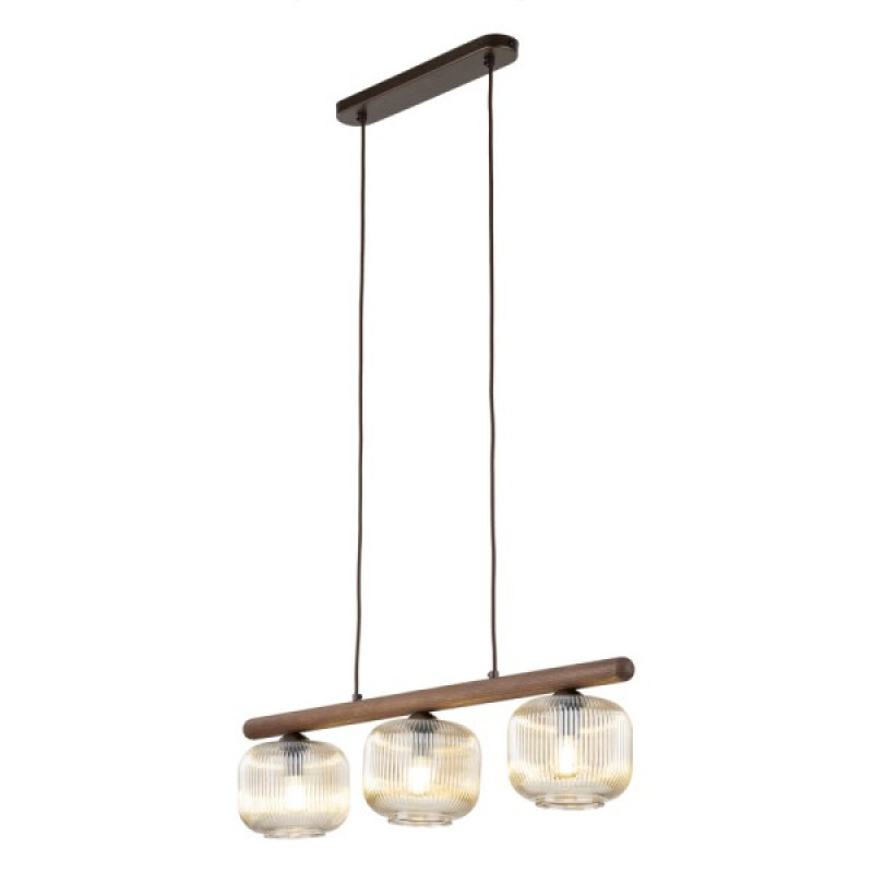 Подвесной светильник, люстра TK Lighting 11069 Salvia E14 3x10W IP20 коричневый