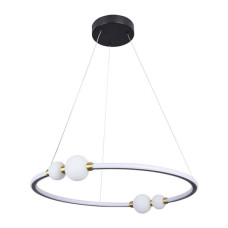 Подвесной светильник, люстра Goldlux 338280 Perla LED 1x57W 4000K 8000Lm IP20 черный