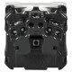 Механизм розетки ABB Zenit N2288.1 BL 2М с заземлением и крышкой (белый)