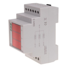 Трехфазный вольтметр F&F DMV-3RMS 230В AC