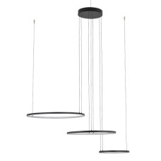 Люстра Nowodvorski Circolo Power 11648 LED 3x85W 3000K 3750Lm IP20 черная