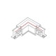 З'єднувач кутовий Nowodvorski 8228 CTLS Power L Connector Right чорний