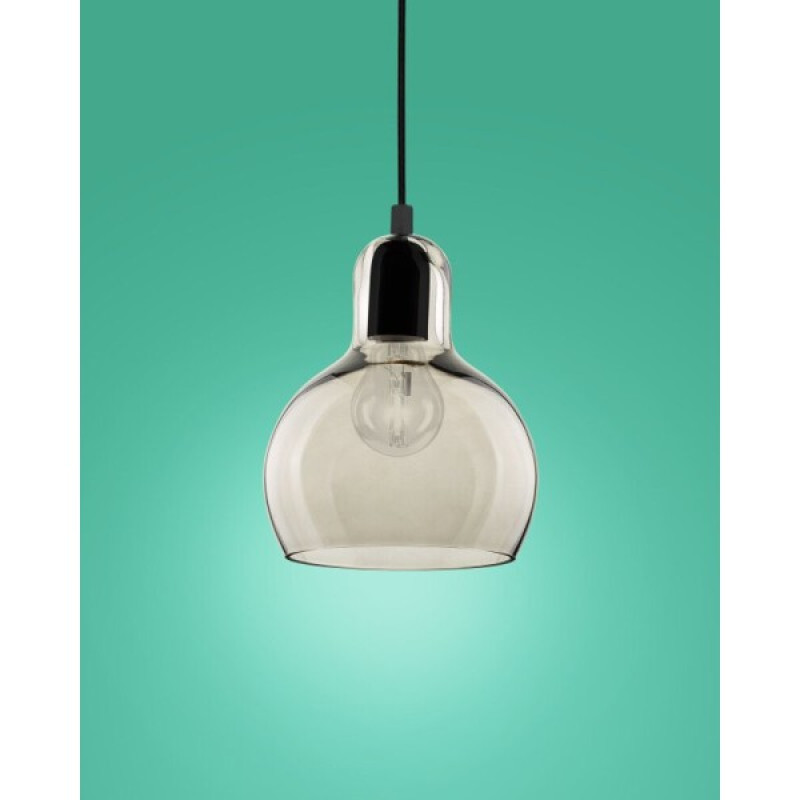 Підвісний світильник, люстра TK Lighting 602 Mango E27 1x15W IP20 димчастий
