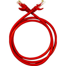Патч-корд GEAR cat.5e UTP CU 24AWG 1м красный (GPC-UTPCURJ45-1R)
