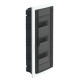 Врізний щит Schneider Electric PrismaSeT XS LVSXP313 3 ряди 39М димчасті двері