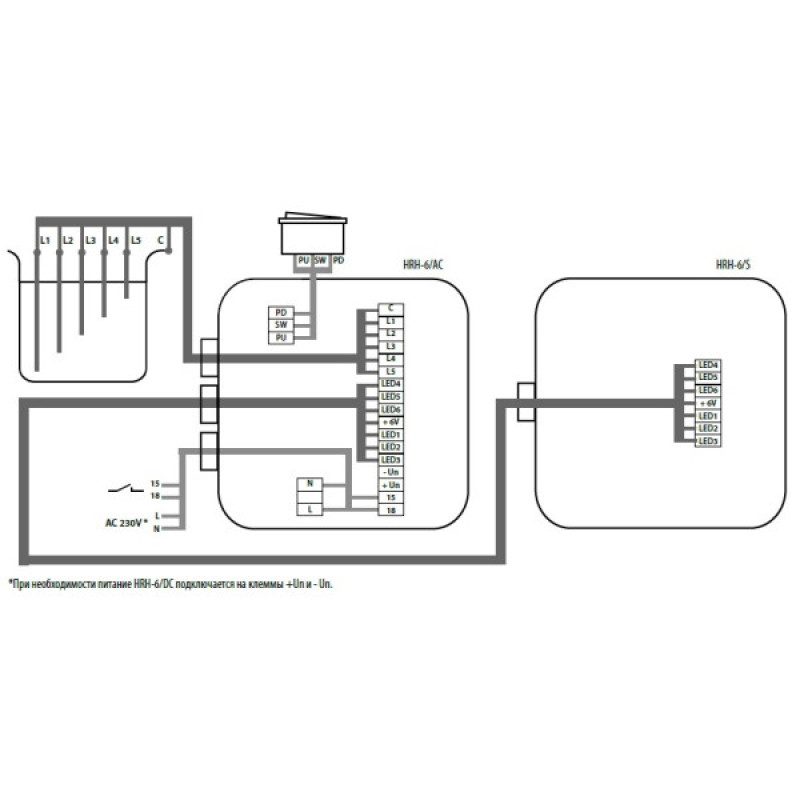 Реле контролю рівня рідини ELKOep HRH-6/12.24V