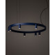 Люстра Nowodvorski 12283 Fourty Round GU10 R35+LED 7+6x10W+9W 3000K 710Lm IP20 синяя
