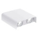 Накладний світильник Maxus MWL 4Вт 3000/4100/6500К IP65 WH Square (1-MWL-4W-WHS)