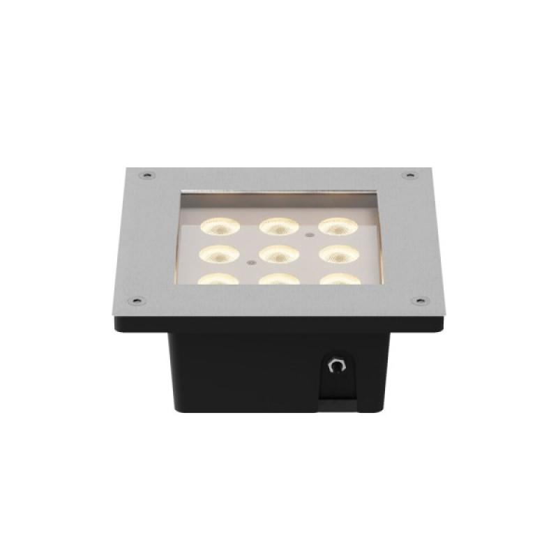 Вуличний світильник Kloodi KDGL-SC160X160 9W 3K 30D LED 720Lm IP67 сріблястий