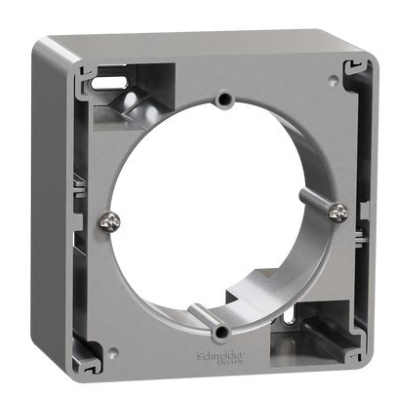 Установча коробка зовнішнього монтажу Schneider Electric Sedna Design алюміній SDD113901
