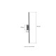 Бра, настенный светильник MJ-Light MJ15033 Kono Wall LED 2x6+6W 3200K IP20