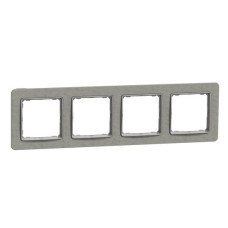 Рамка четырехместная Schneider Electric Sedna Elements бетон SDD390804