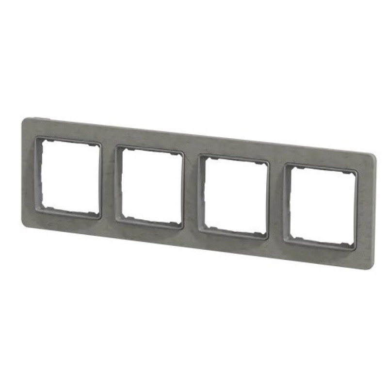 Рамка четырехместная Schneider Electric Sedna Elements бетон SDD390804