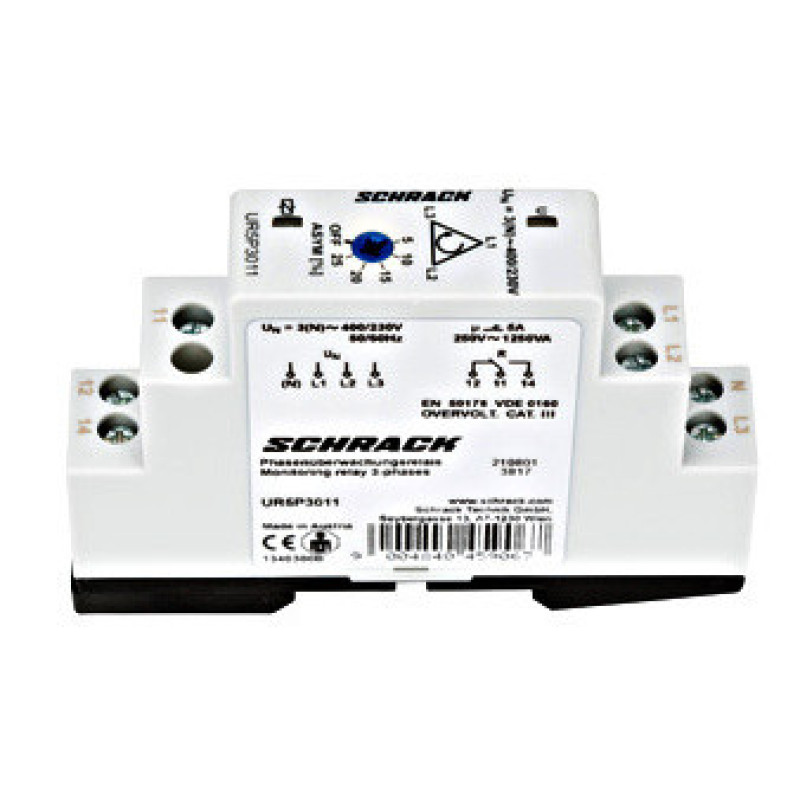 Реле контроля фаз 5A 250B, Schrack Technik