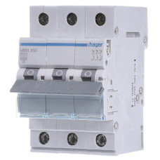 Автоматический выключатель Hager MBN350 6кА B 50A 3P