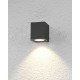 Вуличний світильник Italux OWL-2197-1SQ Genta GU10 1x35W IP54 чорний
