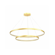 Люстра Zuma Line PL210503-800+1200-GD Carlo LED 2x65W 4000K 3900Lm IP20 золота (5905316606449)