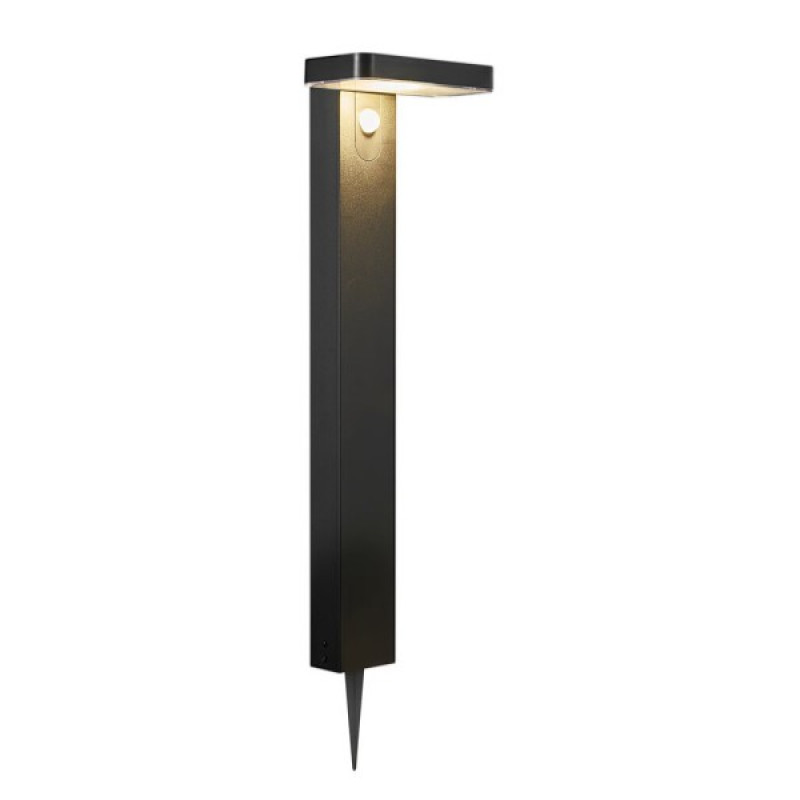 Вуличний світильник на сонячній батареї Nordlux 2118178003 Rica LED 1x4.5W 3000K 380Lm IP44 чорний