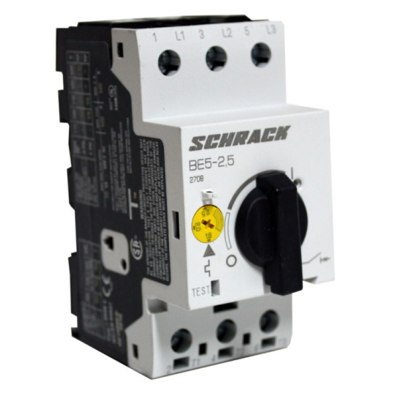 Автомат защиты двигателя Schrack BE502500 1,6-2,5А 3P