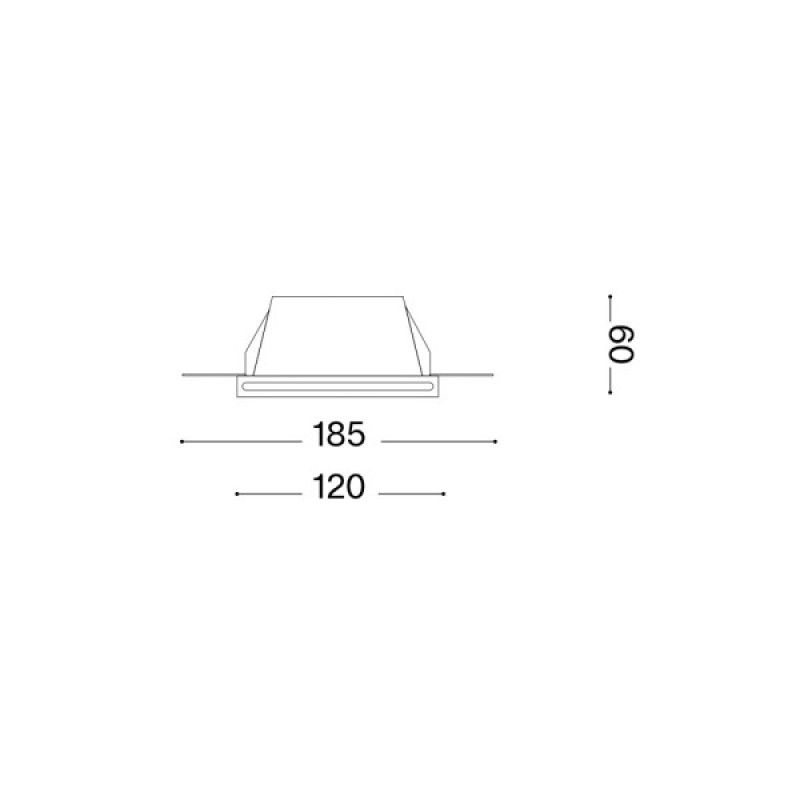 Гипсовый точечный светильник Ideal Lux 139029 Samba GU10 1x50W IP20 белый