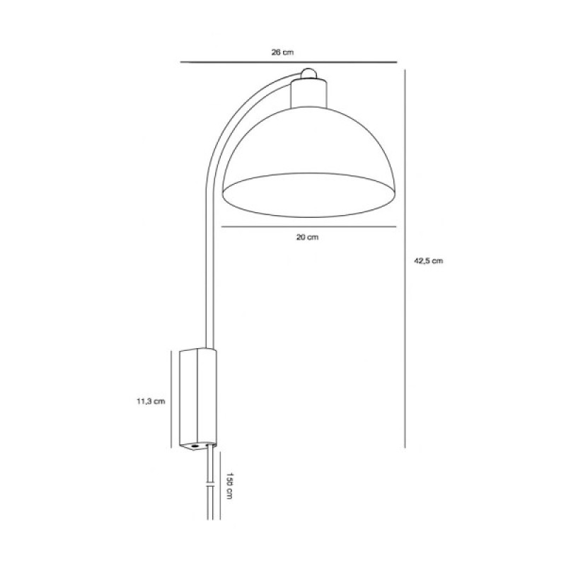 Бра, настенный светильник Nordlux 2213721033 Ellen E14 1x40W IP20 хром