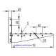 Консоль ML для дротяного лотка 600 мм DKC FC33835