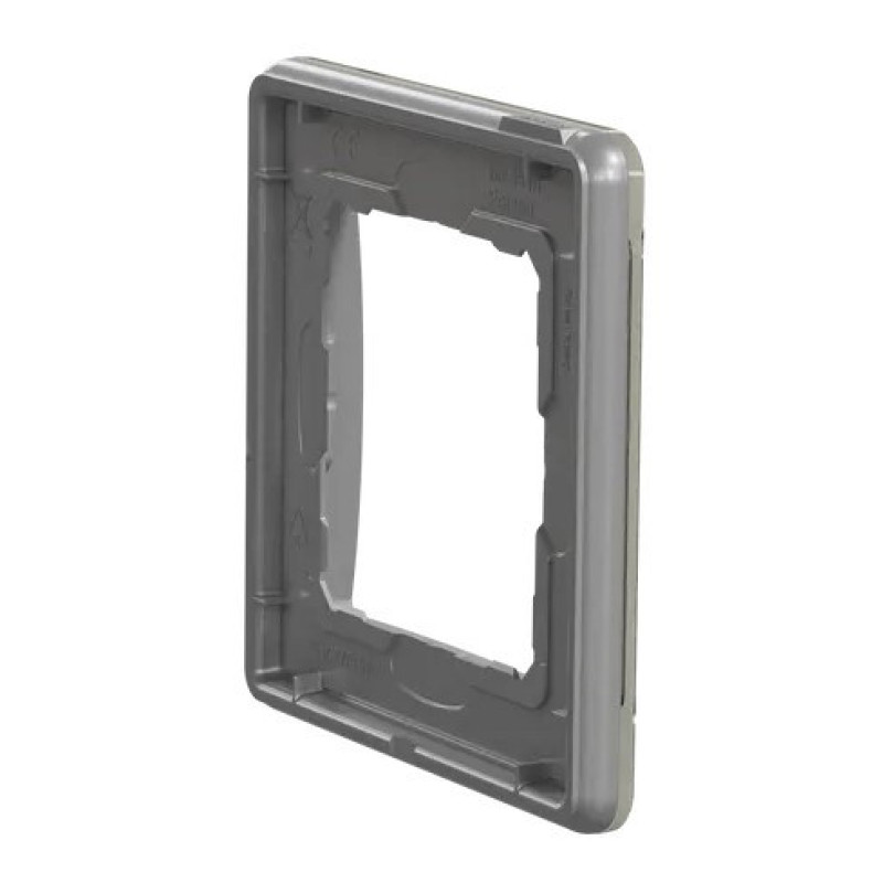 Однопостовая рамка Schneider Electric Sedna Elements искусственное белое стекло SDD360801