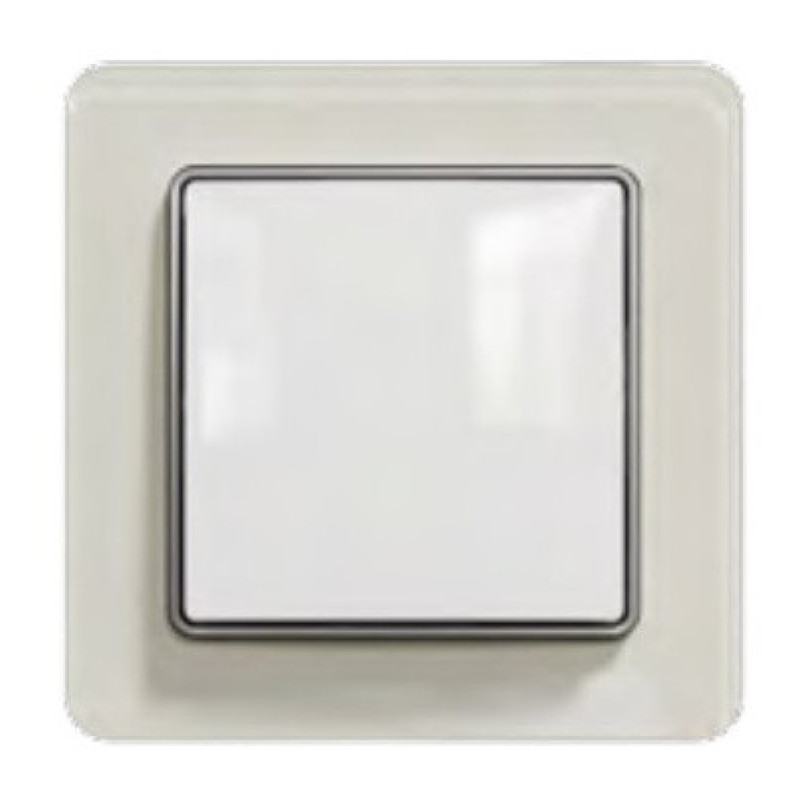 Однопостовая рамка Schneider Electric Sedna Elements искусственное белое стекло SDD360801