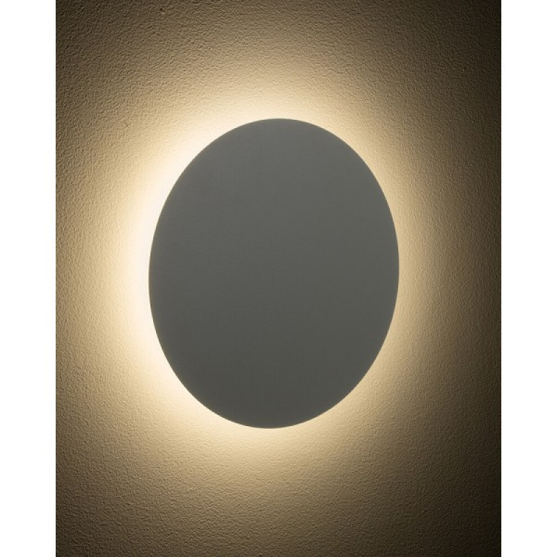 Бра, настенный светильник Nowodvorski 12662 Ring LED M 1x10W 3000K 130Lm IP20 серо-зеленый