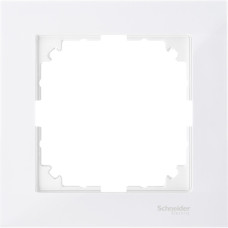 Одноместная рамка Schneider Electric M-PURE MTN4010-3619 полярно-белая