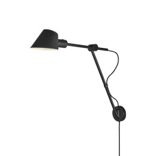 Бра, настенный светильник Nordlux 2020455003 Stay Long E27 1x60W IP20 черный