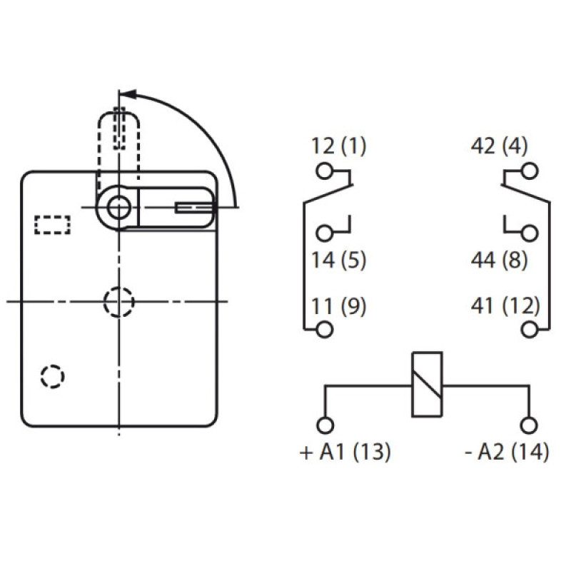 Електромеханічне реле ETI 002473003 ERM2-024ACL 2p