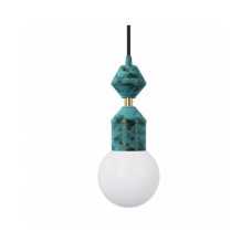 Подвесной светильник, люстра Pikart 4844-26 Dome G9 1x15W IP20 бирюзовый