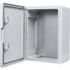 Ударостійкий корпус з АБС-пластику Аско-Укрем UBox 300x400x170мм (непрозорі дверцята)