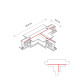 З'єднувач Nowodvorski 8238 CTLS Recessed Power T Connector Left 2 T-L2 IP20 білий