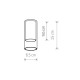 Плафон Nowodvorski 12056 Cameleon Cylinder S 10W IP20 теракотовий