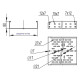 Перфорированный лоток 150х80х3000мм DKC 35303